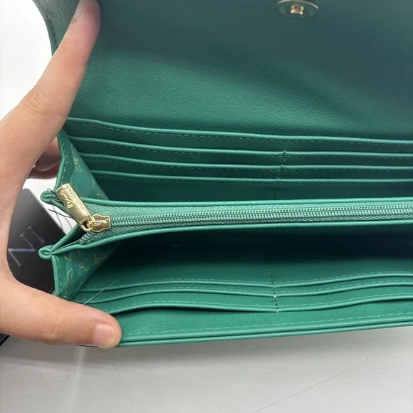 NEW Loungefly Disney Marvel Loki Floral Wallet Embroidered Green Infinity Saga‎ - Picture 7 of 9